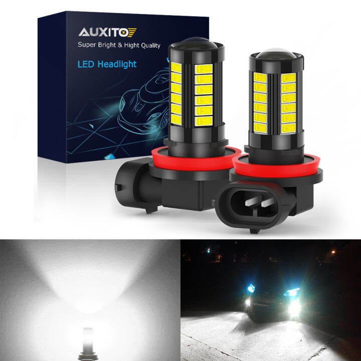 Auxito Pcs Lm Fog Lamp H H H Led Bulb Led Car Fog