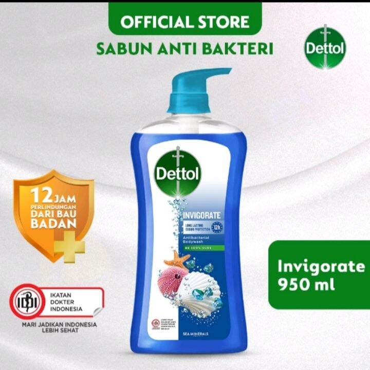 Dettol Bodywash Invigorate 950gr Pump Lazada Indonesia