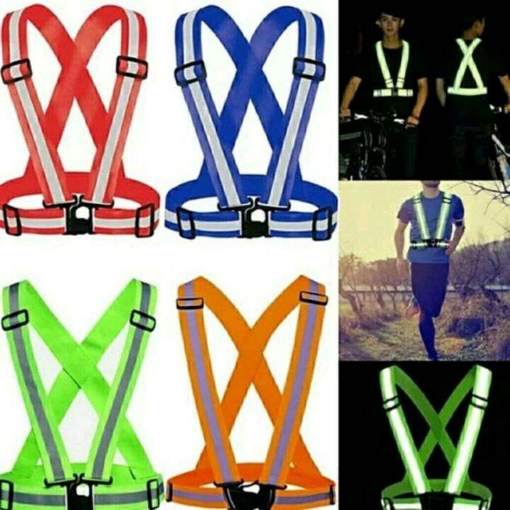 Rompi Proyek V SAFETY VEST Elastis Karet Scotlight Reflect Keamanan