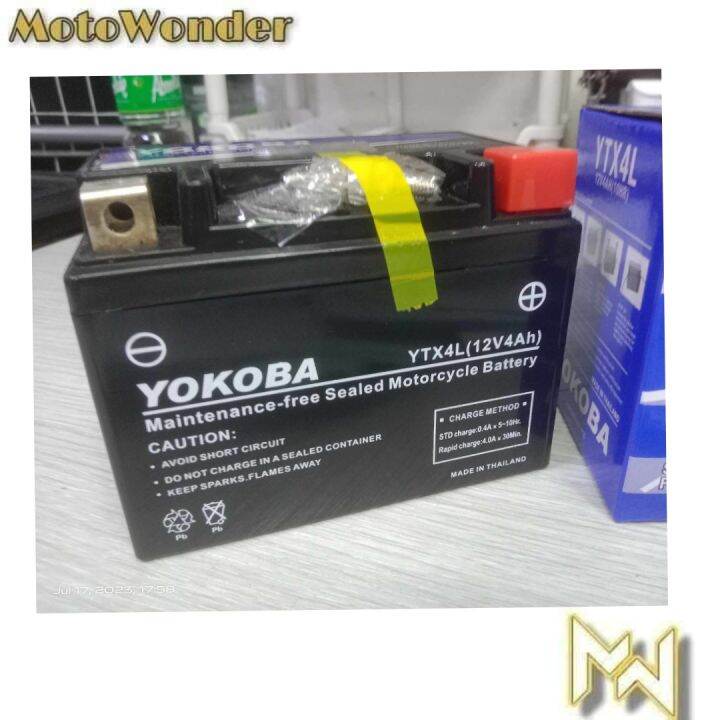 Yokoba Battery Super Power YTX5L Motorcycle Battery Heavy Duty Battery