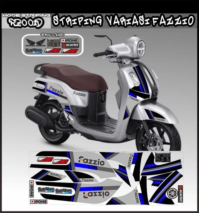 Striping Variasi Yamaha Fazio Sticker Decal Lazada Indonesia