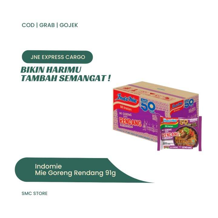 Indomie Goreng Rendang Dus Isi Lazada Indonesia