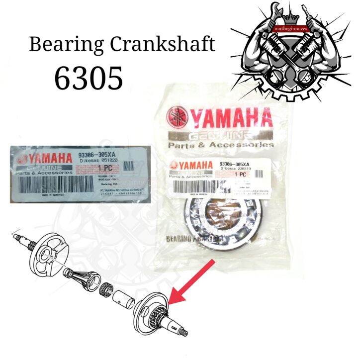 Bearing Crankshaft Original 6305 Yamaha Lc135 Y15ZR Lazada