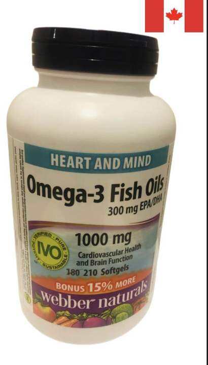 Webber Naturals Omega Fish Oils Softgels Mg Lazada Ph