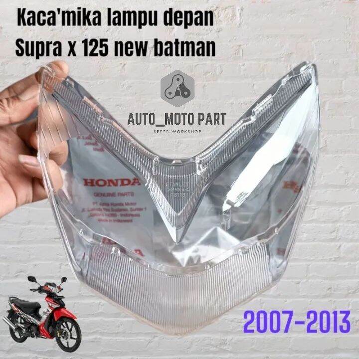 Kaca Mika Lampu Depan Reflektor Honda Supra X New Batman