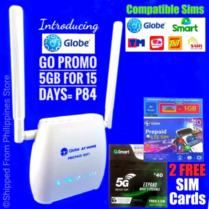 Globe 4G OpenLine Modem For Prepaid Postpaid Sim Smart Globe Sun