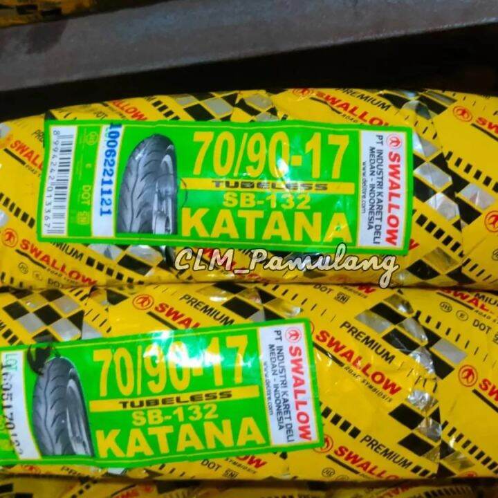 BAN TUBELESS KATANA SWALLOW 70 90 RING 17 100 ORIGINAL Lazada Indonesia