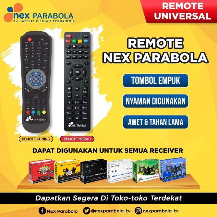 Remote Nex Parabola Original Lazada Indonesia