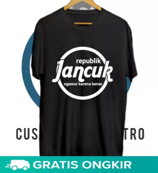 KAOS SANTRI MAIYAH REPUBLIK JANCUKERS KAOS PUNOKAWAN REBORN KAOS