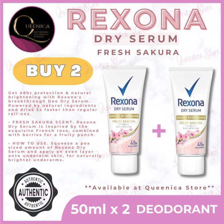 Rexona Natural Brightening Dry Serum Ml Fresh Sakura Lazada Ph