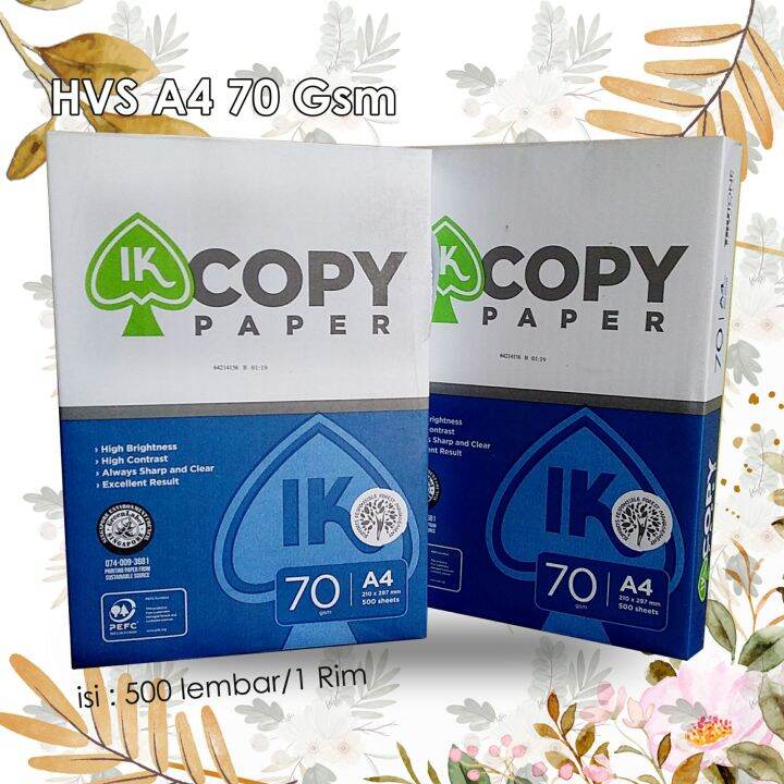 Kertas HVS A4 1Rim 75gsm Lazada Indonesia