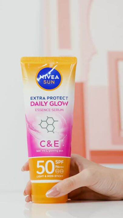 NIVEA Sun Extra Protect Daily Glow Essence Serum 180ml Lazada Indonesia