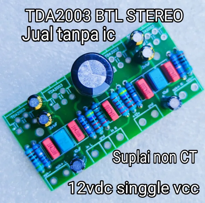 PCB Tda2003 BTL Stereo Baca Deskripsi Lazada Indonesia