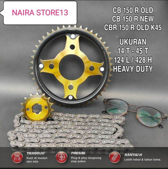 GEAR GIR SET PAKET CB 150 LAMA CB 150 FACELIFT SONIC SUPRA GTR CBR LAMA