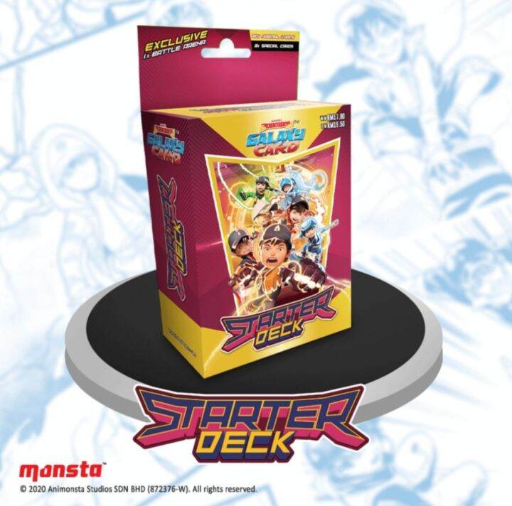 Boboiboy Galaxy Card Starter Deck Lazada Indonesia