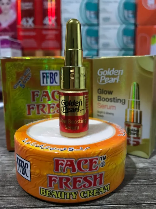 Golden Pearl Beauty Cream Glow Boosting Serum And Face Fresh Beauty