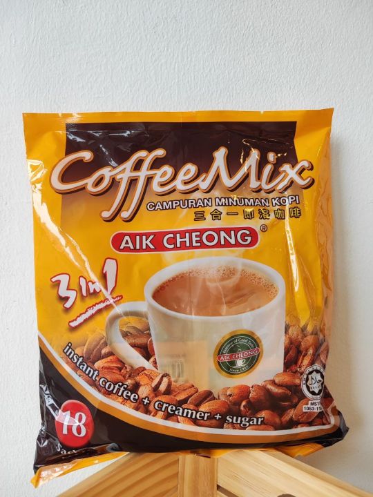 Aik Cheong Coffee Mix In Campuran Minuman Kopi Sachets