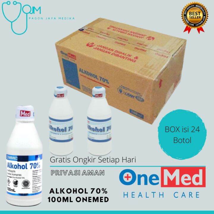 Cod Alkohol Ml Karton Onemed Lazada Indonesia