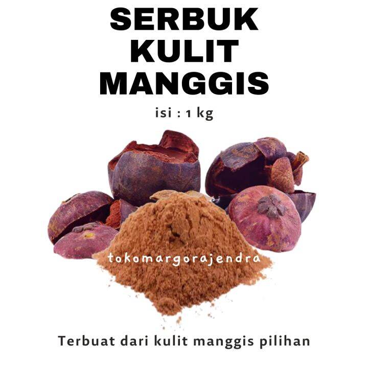 Kulit Manggis Bubuk 1kg Serbuk Murni Murah Alami Lazada Indonesia