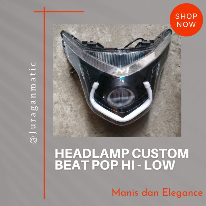 Headlamp Custom Honda Beat Pop Daymaker Lazada Indonesia