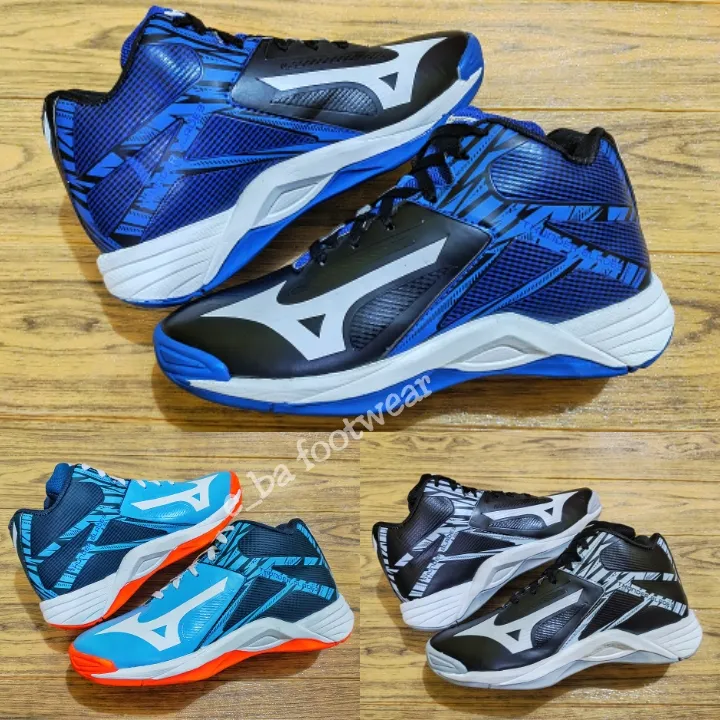 Sepatu Mizuno Thunderblade 3 Mid Pria Sepatu Voli Mizuno Thunder