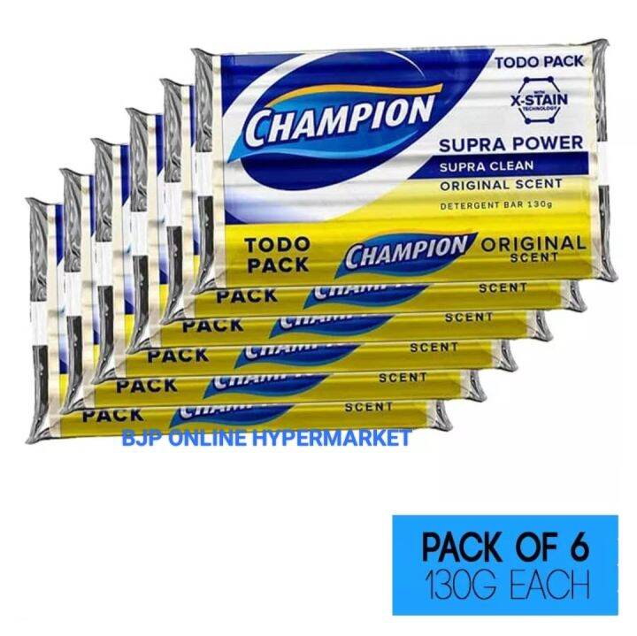 CHAMPION JUMBO BAR BUNDLE OF 6 SUPRA POWER SUPRA CLEAN ORIGINAL