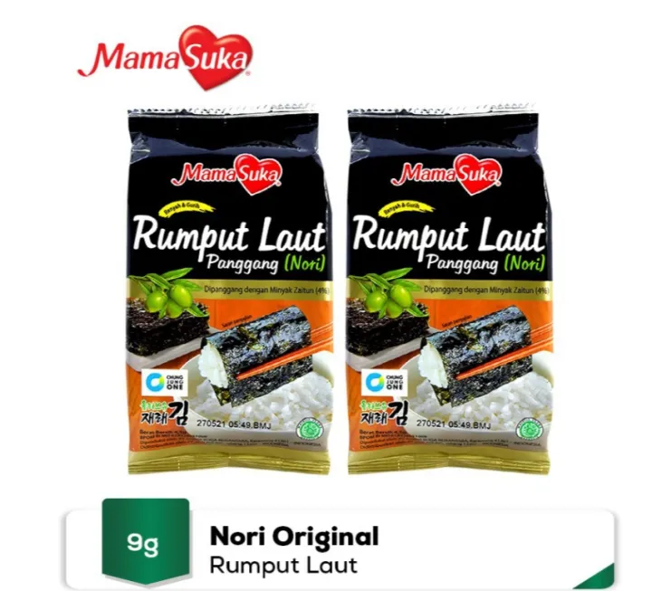 MamaSuka Rumput Laut Panggang 2 X 4 5 G Lazada Indonesia