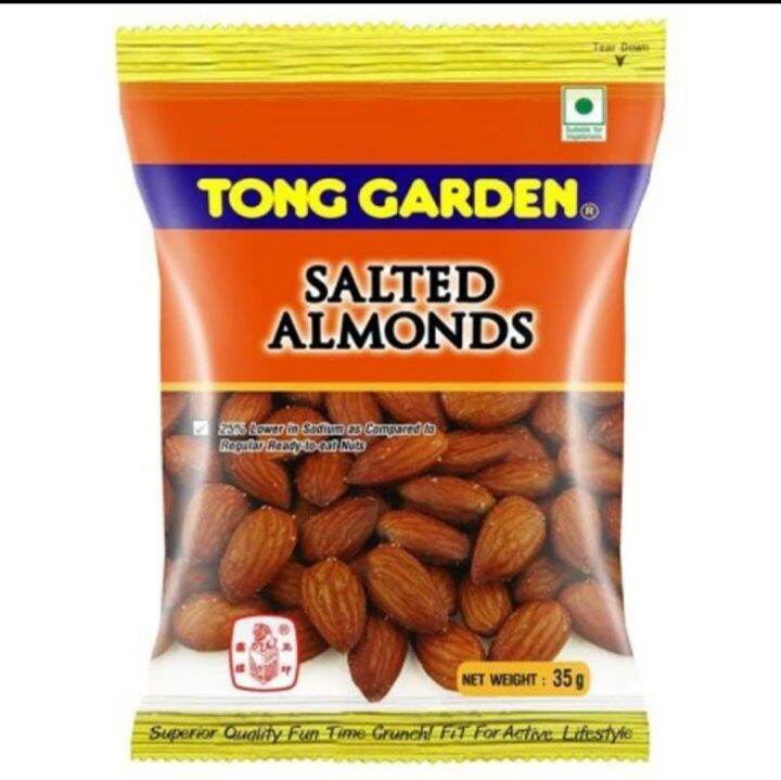 Tong Garden Salted Almonds Kacang Almond Asin Lazada Indonesia