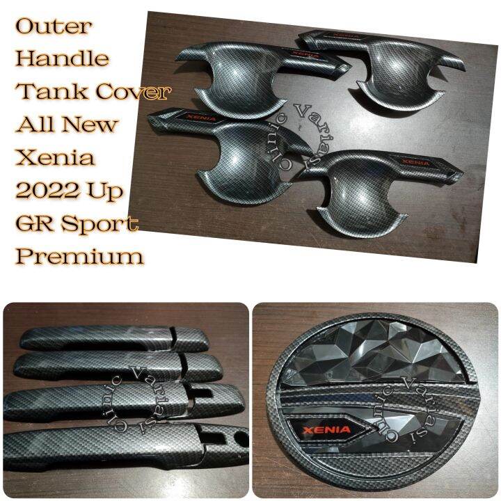 Paket Outer Handle Dan Tank Cover All New Xenia 2022 Up GR Sport Carbon