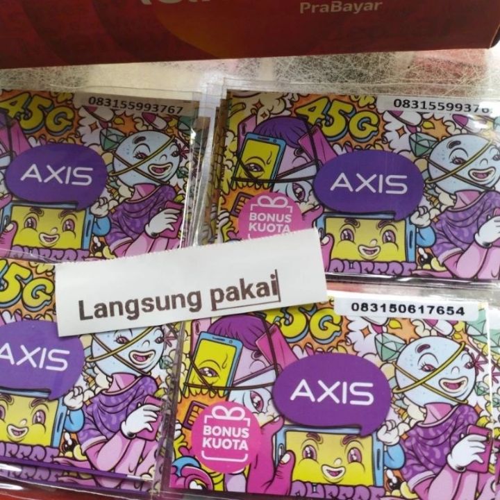 Kartu Axis Siap Pakai Sudah Aktif Kartu Perdana Axis Fresh Exp Panjang