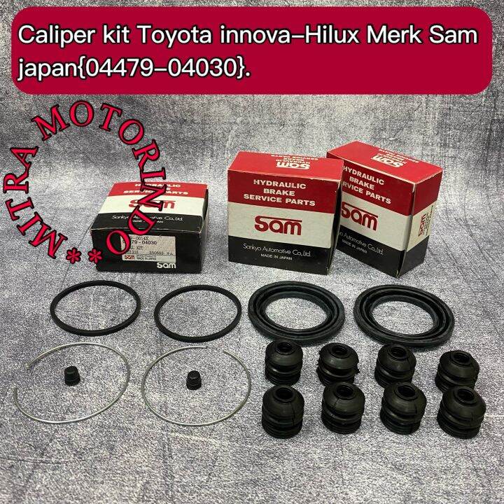 Caliper Kit Seal Caliper Rem Cakram Toyota Hilux Innova Merk Sam Japan