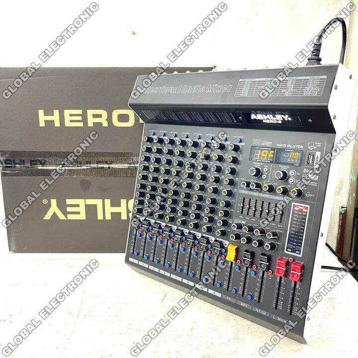 Mixer Ashley Hero Original Channel Original Multi Effect Dsp