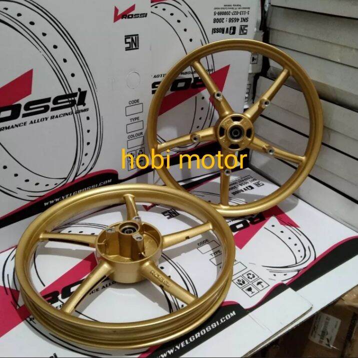 VLEG RACING SATRIA FU ROSSI MODEL RCB ORIGINAK SEPASANG WARNA GOLD