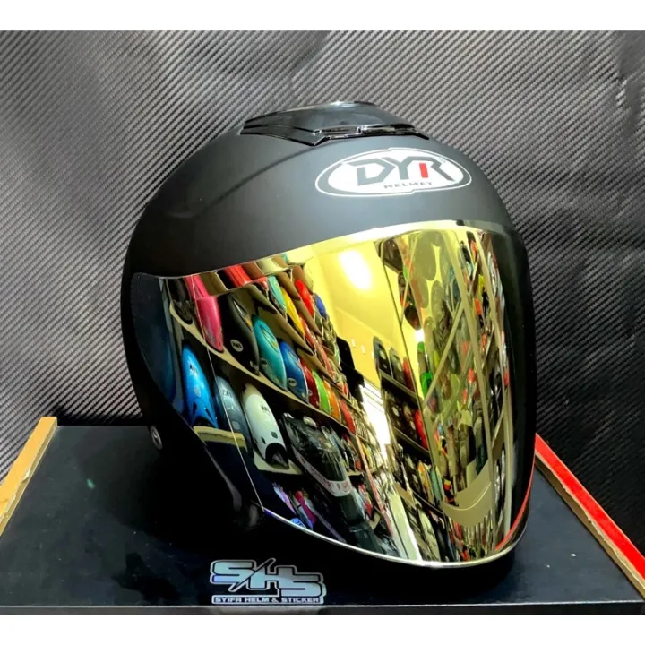 Helm Kyt Kyoto Dyr Hitam Paket Ganteng Lazada Indonesia