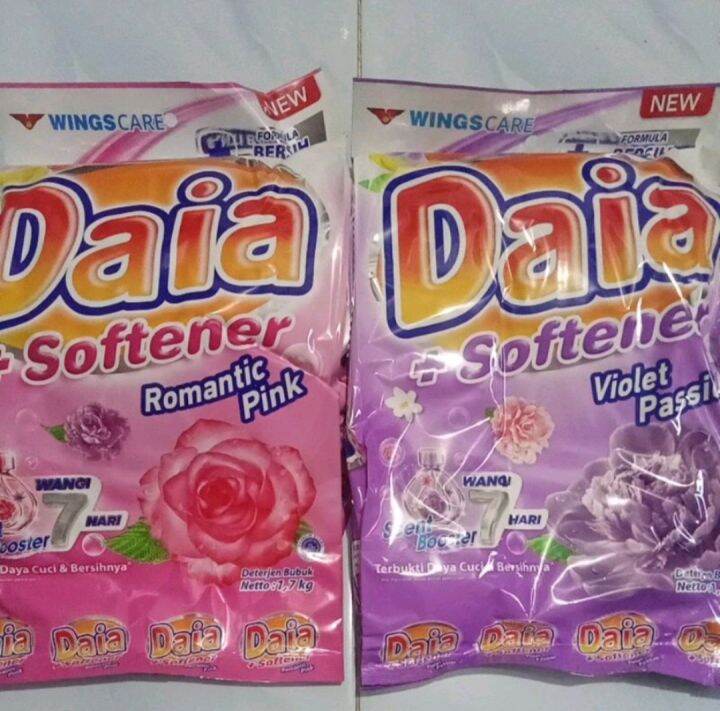 Deterjen Daia Romantic Pink Dan Violet Passion Kg Lazada Indonesia