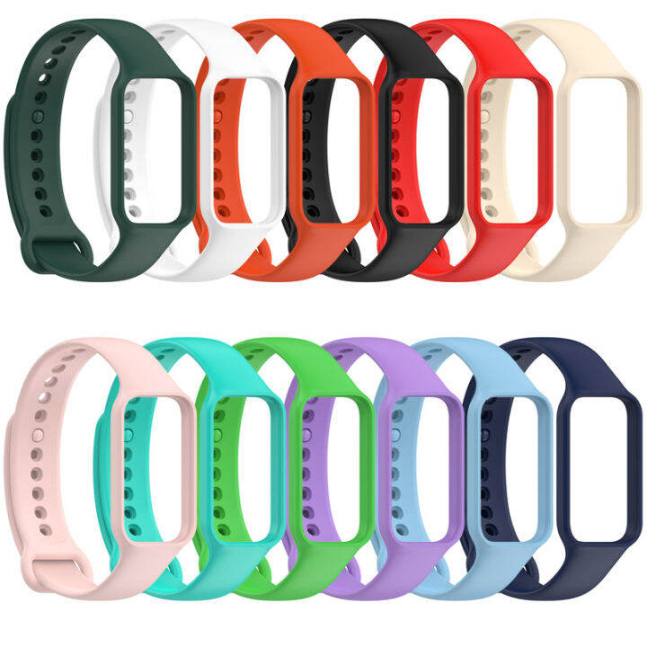 Sport Silicone Strap For Xiaomi Mi Band 8 Active Smart Watch