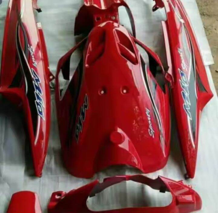 Cover Body Full Set Halus Yamaha Mio Sporty Warna Merah Ferrari