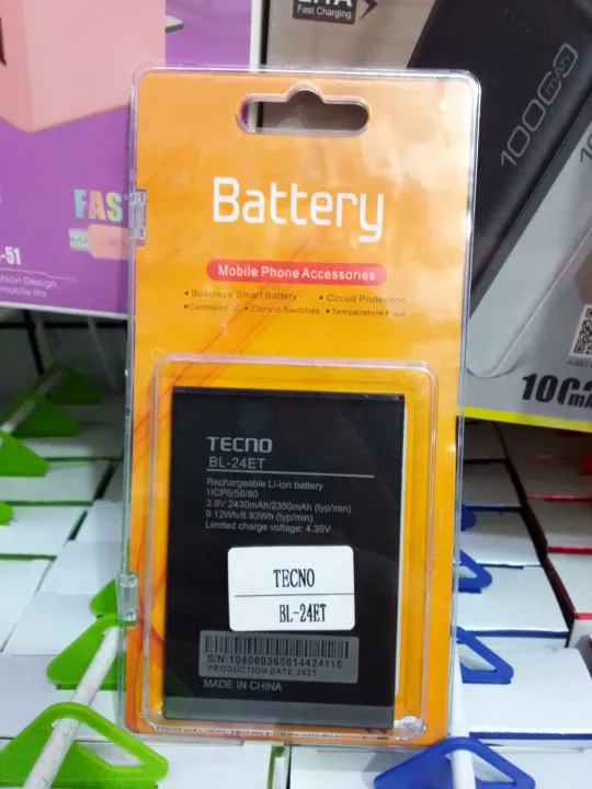 TECHNO BL 24ET High Quality Battery Lazada PH