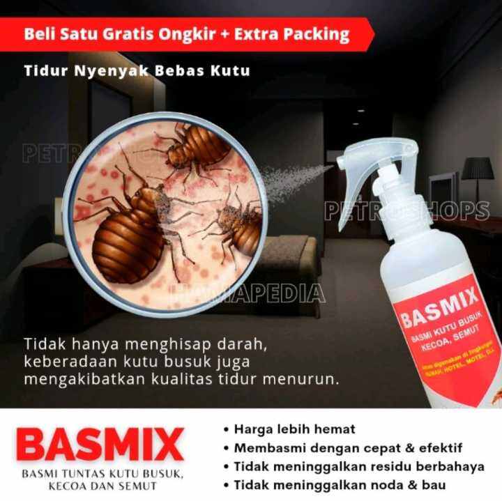 Basmix Obat Pembasmi Kutu Busuk Kutu Kasur Racun Kutu Racun Tungau