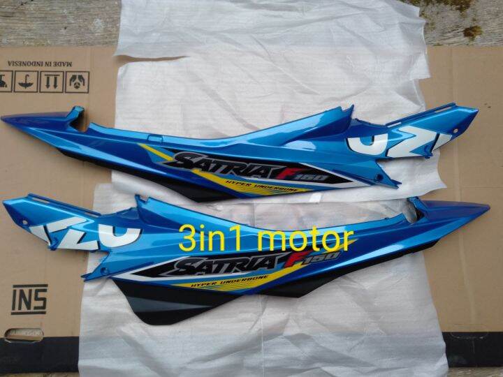 Cover Body Suzuki Satria Fu Facelit 2015 Warna Biru Gp Lazada Indonesia