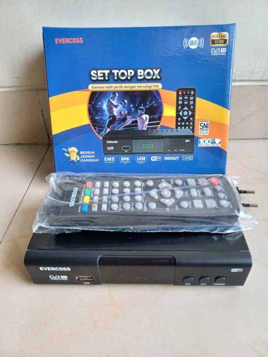 SET TOP BOX EVERCROSS STB EVERCROSS RECEIVER DIGITAL ORIGINAL Lazada