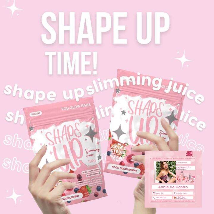 Shape Up Slimming Juice By You Glow Babe Lazada PH