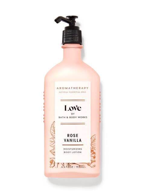 ORIGINAL BATH AND BODY WORKS AROMATHERAPY LOVE ROSE VANILLA BODY LOTION