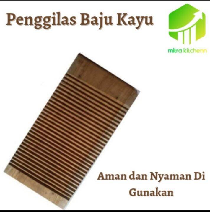 Papan Cuci Baju Kayu Papan Cuci Kayu Papan Penggilasan Pakaian Kayu