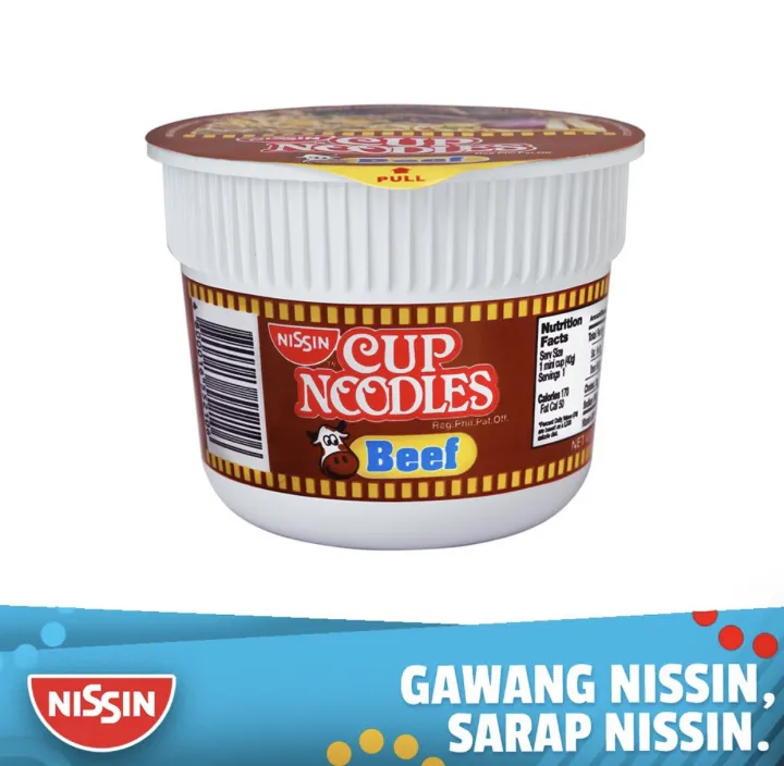 Nissin Cup Noodles Mini Beef 40g Lazada PH