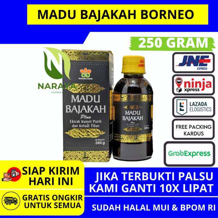 MADU BAJAKAH BORNEO HERBAL TIDAK ADA PROMO BELI 2 GRATIS 1 ASLI