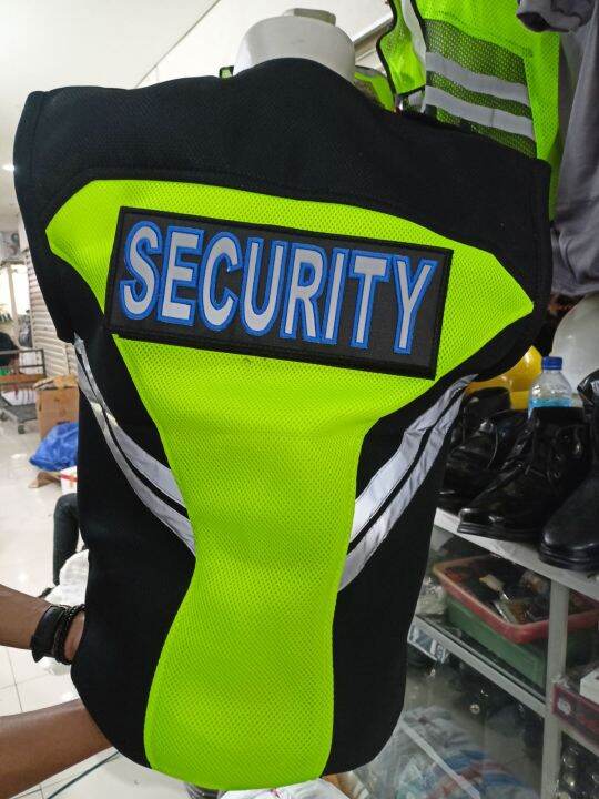 Rompi Security Jaring Tebal Logo Lazada Indonesia