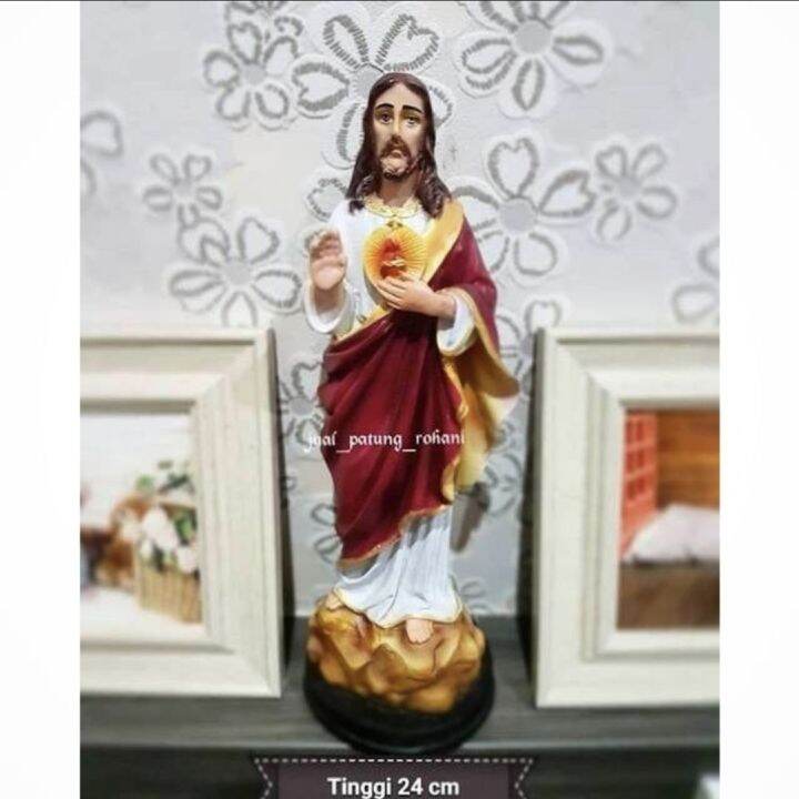 Patung Yesus Hati Kudus 25 Cm Lazada Indonesia