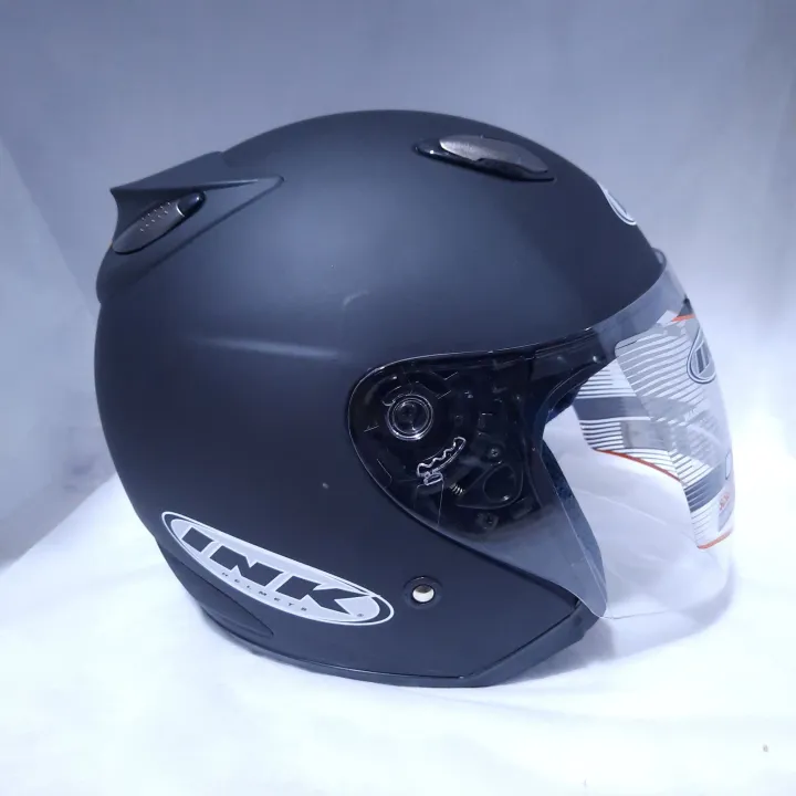 HELM INK CENTRO SOLID HITAM DOFF HELM HALF FACE HELM ORIGINAL Lazada