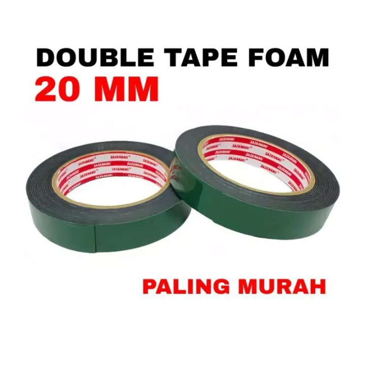 Double Tape Foam Double Tape Busa Double Tape Hijau Lazada Indonesia